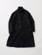 画像4: FOLL       washed wool bal collar coat・dark navy (4)