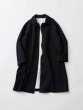 画像1: FOLL       washed wool bal collar coat・dark navy (1)