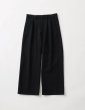 画像1: FOLL       washed wool straight slacks・dark navy (1)