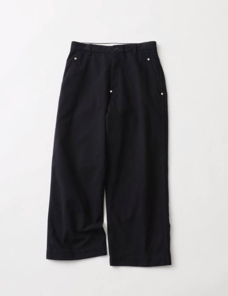 画像1: FOLL       peach skin bio wardrobe chino・dark navy (1)