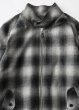 画像2: FOLL       wool check harington jacket・black check (2)