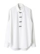 画像1: TAKAHIROMIYASHITATheSoloist.       flyfront ribbon shirt. (1)