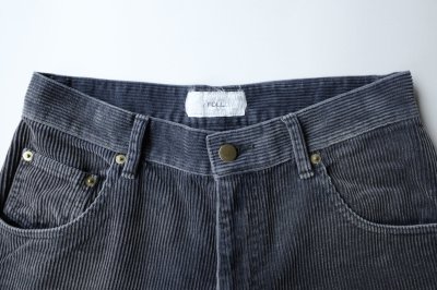 画像1: FOLL       corduroy wardrobe 5p pants・charcoal