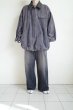画像11: ssstein         SULFUR DYED WHIP CORD VINTAGE ZIP JACKET・BLACK (11)