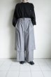 画像5: Dulcamara　　　　　　よそいき2Wayルーズパンツ・ミックスグレイ (5)
