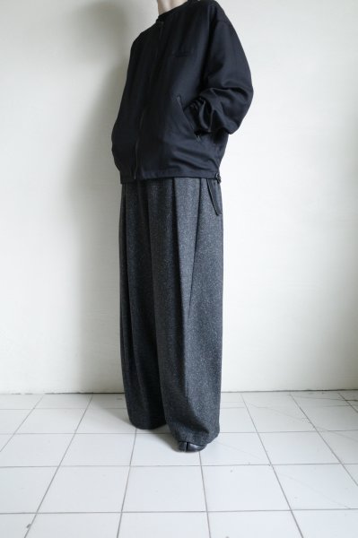 画像7: Dulcamara　　　　　　よそいきバックポケットZipブルゾン・ブラック (7)