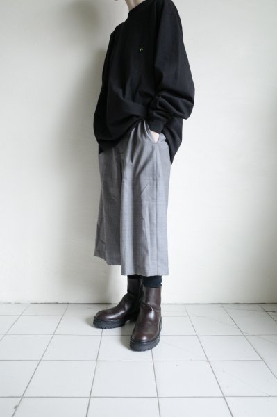 画像10: Dulcamara　　　　　　よそいき2Wayルーズパンツ・ミックスグレイ (10)