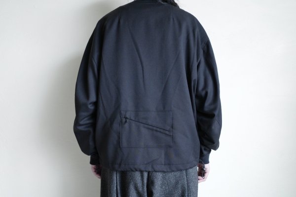 画像5: Dulcamara　　　　　　よそいきバックポケットZipブルゾン・ブラック (5)