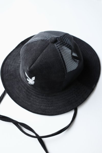 画像2: NEXUSVII.       PLAY BOY CORD MESH HAT・BLACK (2)