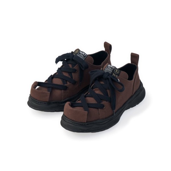 画像1: beauty・beast       ROLL-TONGUE STAINING SHOES feat. Maison MIHARA YASUHIRO (LOW CUT)・BROWN×BLACK (1)