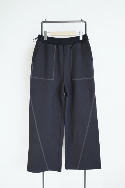 画像1: Dulcamara　　　　　　ランダムバックパイルバギーパンツ・ブラック (1)