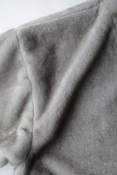 画像2: SUÉSADA Zip Fur Jacket・Greige