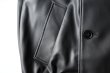 画像4: SUÉSADA       Synthetic Leather blouson・black (4)