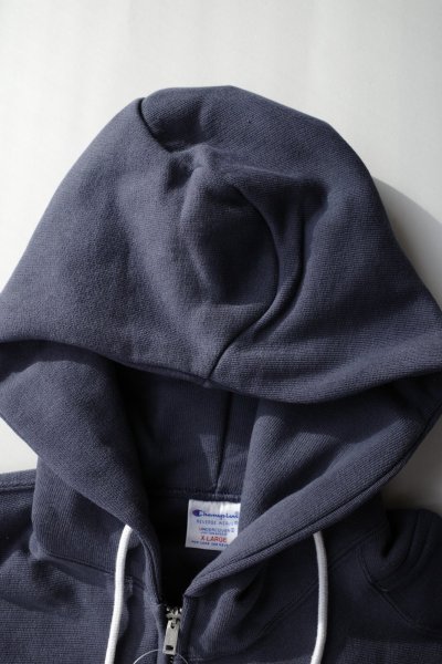 画像1: UNDERCOVER UC2E1802-1 zip hoodie・NAVY