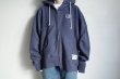 画像15: UNDERCOVER       	 UC2E1802-1 zip hoodie・NAVY (15)