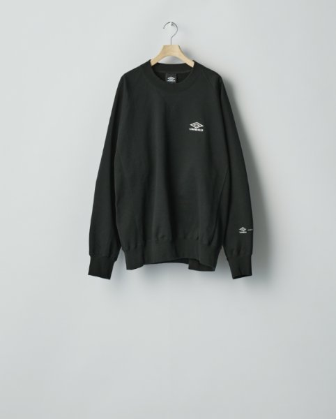 画像1: ssstein         HIGH GAUGE COTTON SWEAT LS・BLACK (1)