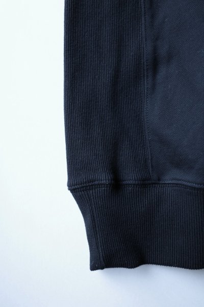 画像3: ssstein HIGH GAUGE COTTON SWEAT LS・BLACK