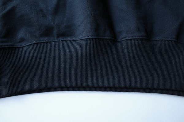 画像8: ssstein         HIGH GAUGE COTTON SWEAT LS・BLACK (8)