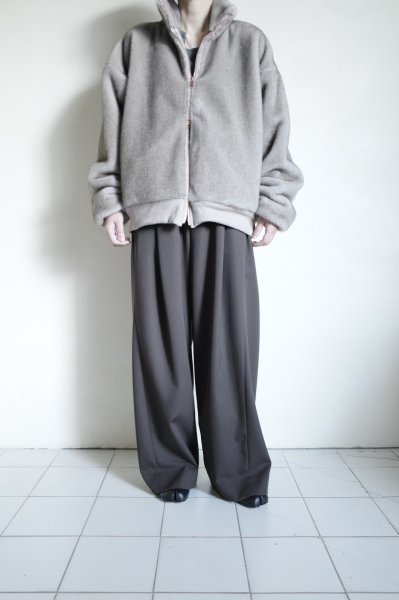 画像11: SUÉSADA       Zip Fur Jacket・Greige (11)