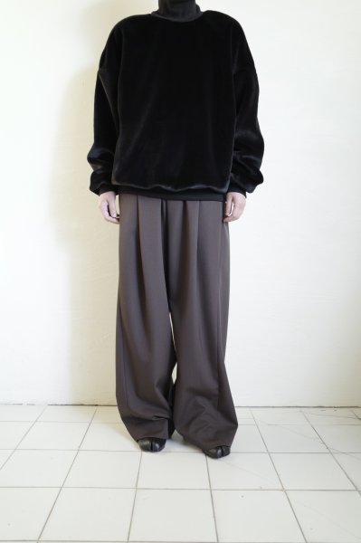 画像9: SUÉSADA       Fur High Necked Pullover・black (9)