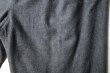 画像3: Dulcamara　　　　　　縮絨ウールタックワイドパンツ・チャコールグレー (3)