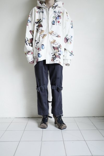 画像17: UNDERCOVER       	 UC2E1802-2 zip hoodie・IVORY BASE (17)