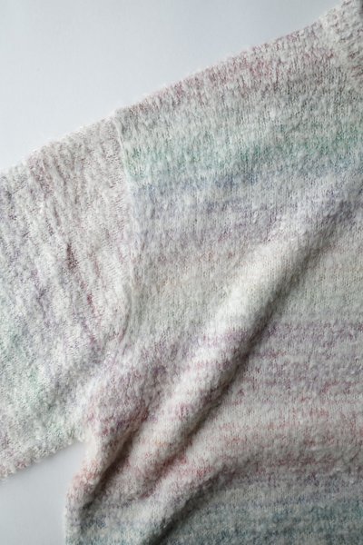 画像2: FOLL cotton wool chunky cardigan・white