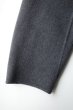 画像7: FOLL       sp160s wool soft rever wardrobe coat・charcoal (7)