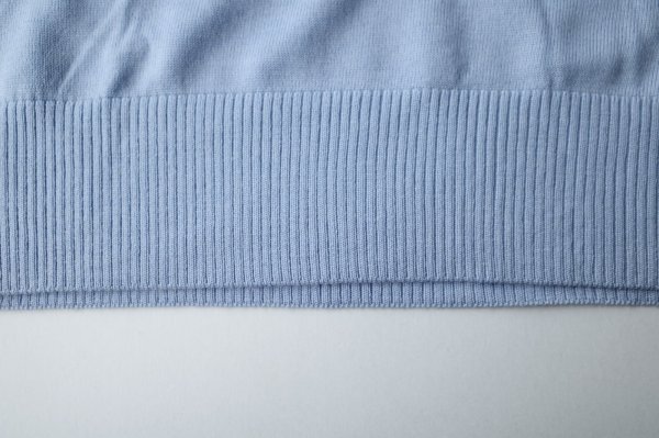 画像5: FOLL       washable wool turtleneck sweater・sax (5)