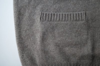 画像3: FOLL firstclass cashmere drivers knit jacket・undyed brown