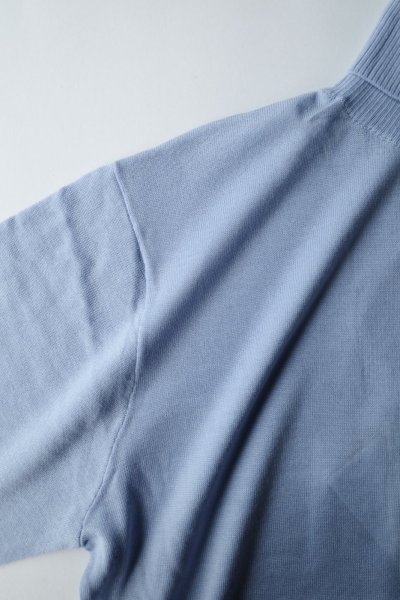 画像2: FOLL       washable wool turtleneck sweater・sax