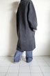 画像12: FOLL       sp160s wool soft rever wardrobe coat・charcoal (12)