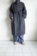 画像17: FOLL       sp160s wool soft rever wardrobe coat・charcoal (17)