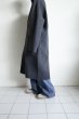 画像14: FOLL       sp160s wool soft rever wardrobe coat・charcoal (14)
