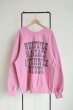 画像2: NEXUSVII.       VIRGO CREW SWEAT・PINK (2)