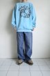 画像13: NEXUSVII.       PISCES CREW SWEAT・LIGHT BLUE (13)