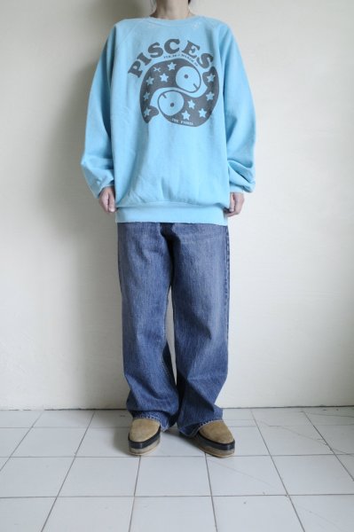 画像13: NEXUSVII.       PISCES CREW SWEAT・LIGHT BLUE (13)