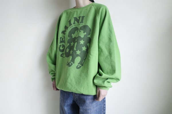 画像17: NEXUSVII.       GEMINI CREW SWEAT・GREEN (17)