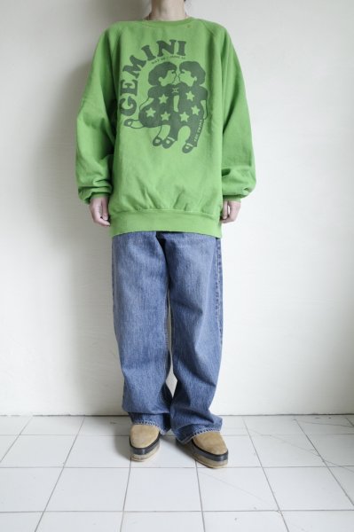 画像13: NEXUSVII.       GEMINI CREW SWEAT・GREEN (13)
