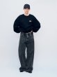 画像3: ssstein         HIGH GAUGE COTTON SWEAT LS・BLACK (3)