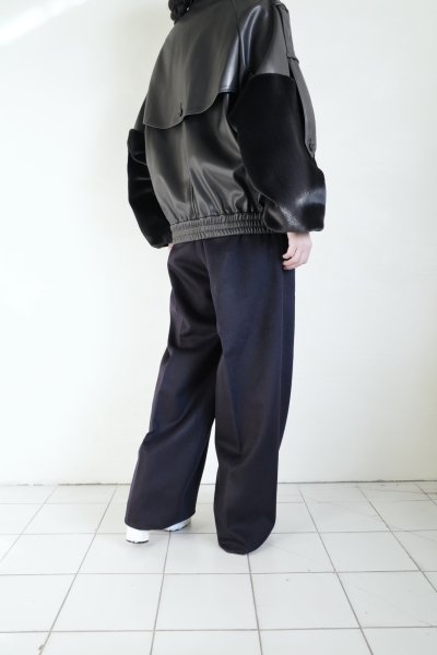 画像16: SUÉSADA       Synthetic Leather blouson・black (16)
