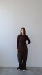 画像4: IFMEH       Sheer velour tops・brown (4)