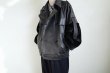画像18: SUÉSADA       Synthetic Leather blouson・black (18)