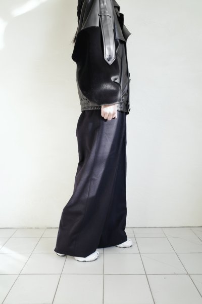 画像15: SUÉSADA       Synthetic Leather blouson・black (15)