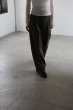 画像6: IFMEH       Gabardline tack trousers・ olive (6)