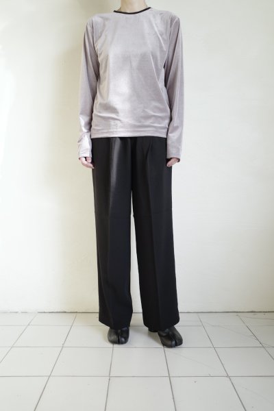 画像10: IFMEH       Sheer velour tops・gray (10)