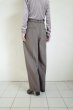 画像13: IFMEH       Gabardline tack trousers・ olive (13)