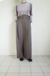 画像18: IFMEH       Gabardline tack trousers・ olive (18)