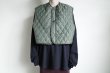 画像8: IFMEH       Quilting short vest・khaki (8)