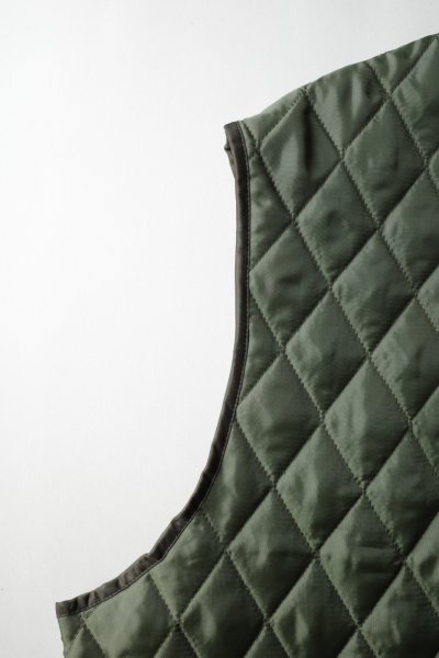 画像2: IFMEH Quilting short vest・khaki